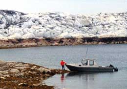 boat arriving