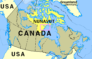 map of North America